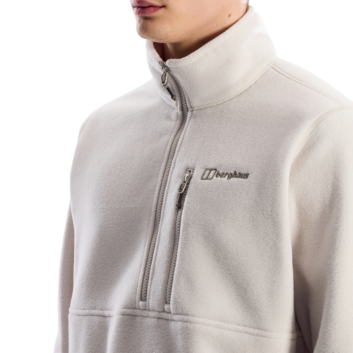 Berghaus Men's Prism Half Zip Fleece Top Grey Stone 002 A001641