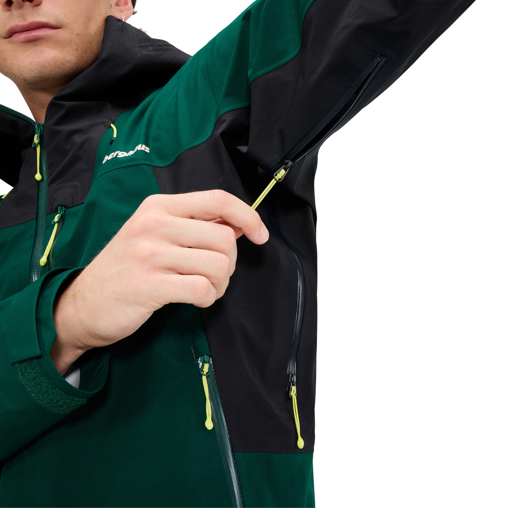 Berghaus Men's Ridge-Seeker 3L Gore-Tex Jacket (Off Peak/Jet Black)