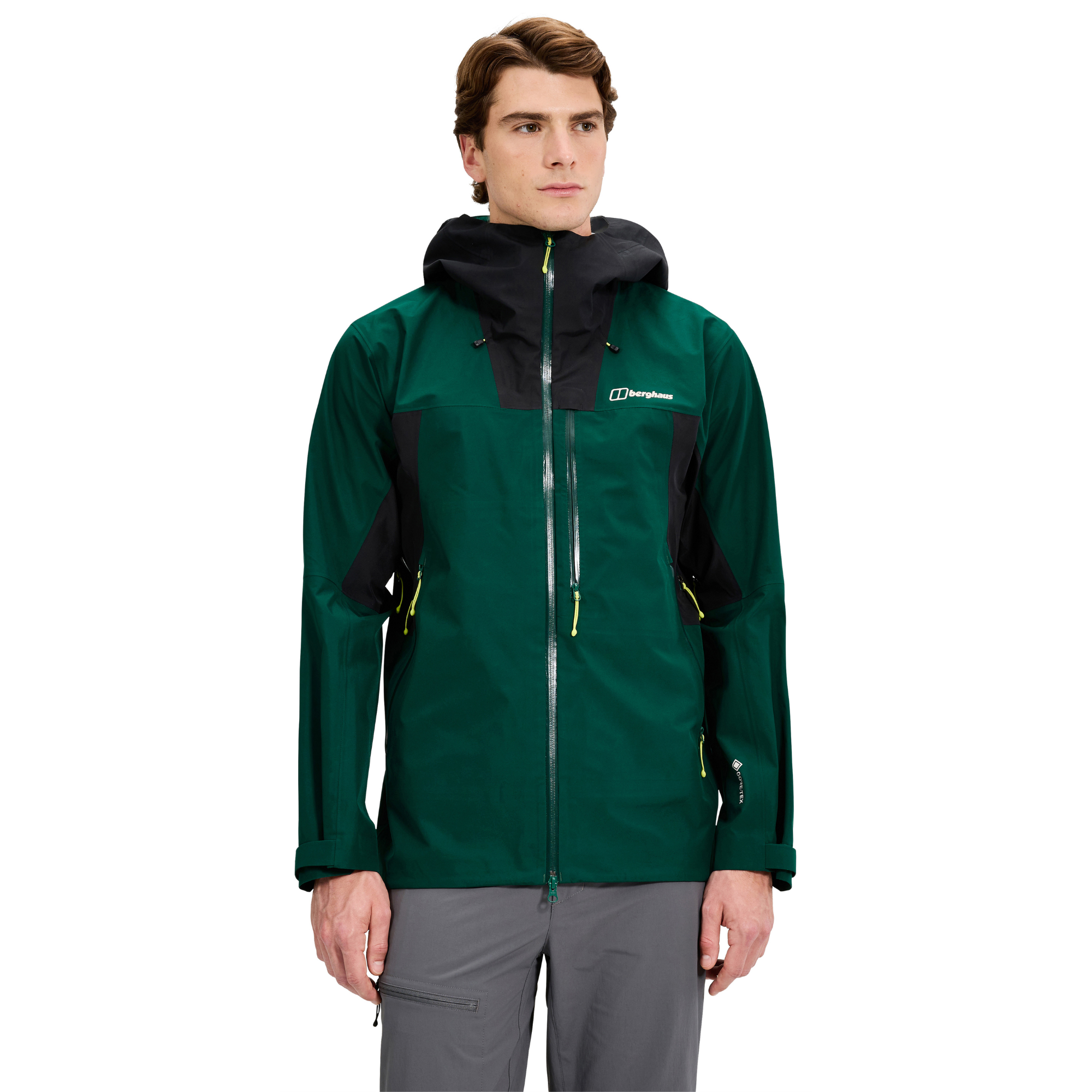 Berghaus Men's Ridge-Seeker 3L Gore-Tex Jacket (Off Peak/Jet Black)
