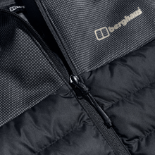 Load image into Gallery viewer, Berghaus Men's URB Pravitale Hybrid Insulated Hooded Jacket (Black/Carbon)