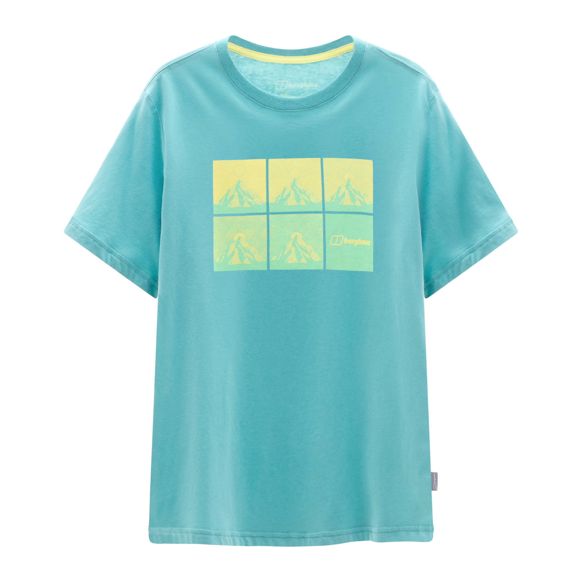 Berghaus Women's Mountainscape Essential Short Sleeve Tee (Calgary Blue)