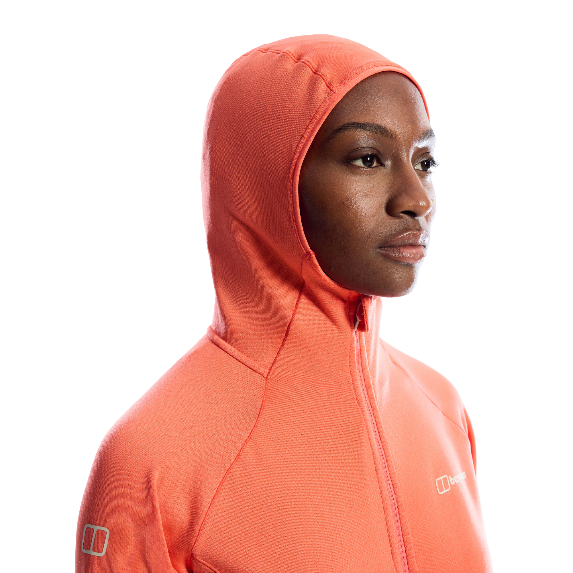 Berghaus Women's Staindrop Hike Hooded Full Zip Fleece (Sunburst)
