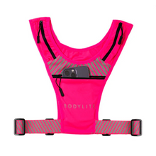 Load image into Gallery viewer, Bodylite Gear Unisex Reflective Phone Holder Vest (Neon Pink)
