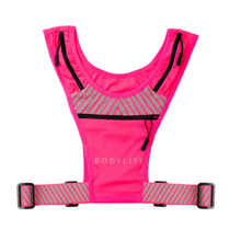 Load image into Gallery viewer, Bodylite Gear Unisex Reflective Phone Holder Vest (Neon Pink)