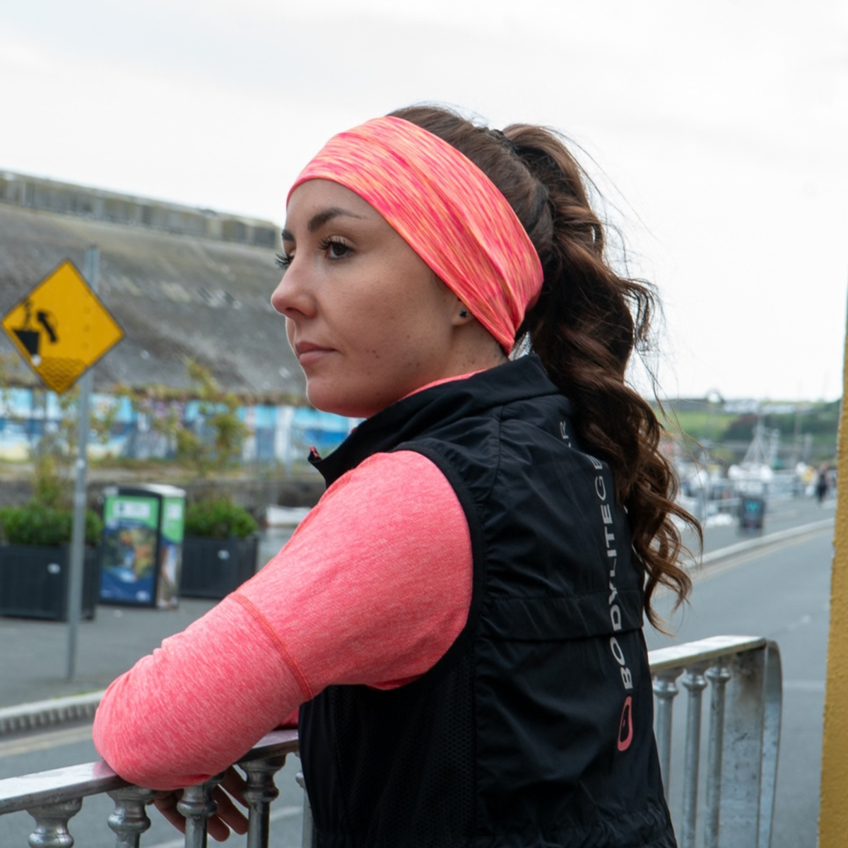 Bodylite Gear Unisex Summer Running Headband (Coral)