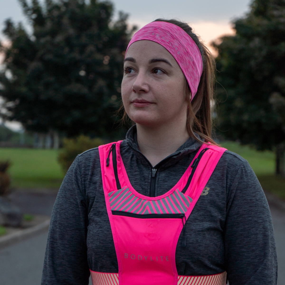 Bodylite Gear Unisex Summer Running Headband (Pink)
