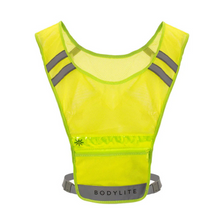 Load image into Gallery viewer, Bodylite Gear Unisex LED Reflective Vest (Neon Yellow)