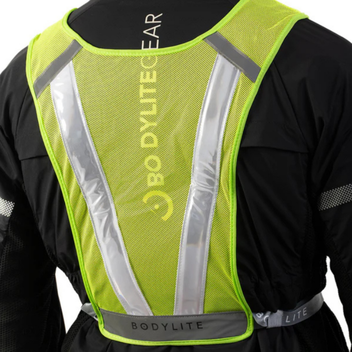 Bodylite Gear Unisex LED Reflective Vest (Neon Yellow)