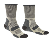 Load image into Gallery viewer, Bridgedale Hike Lightweight Cotton Comfort Boot Length Socks (Charcoal)
