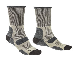 Bridgedale Hike Lightweight Cotton Comfort Boot Length Socks (Charcoal)