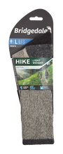 Load image into Gallery viewer, Bridgedale Hike Lightweight Cotton Comfort Boot Length Socks (Charcoal)