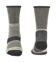 Load image into Gallery viewer, Bridgedale Hike Lightweight Cotton Comfort Boot Length Socks (Charcoal)