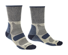 Load image into Gallery viewer, Bridgedale Hike Lightweight Cotton Comfort Boot Length Socks (Indigo)
