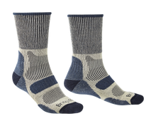 Load image into Gallery viewer, Bridgedale Hike Lightweight Cotton Comfort Boot Length Socks (Indigo)