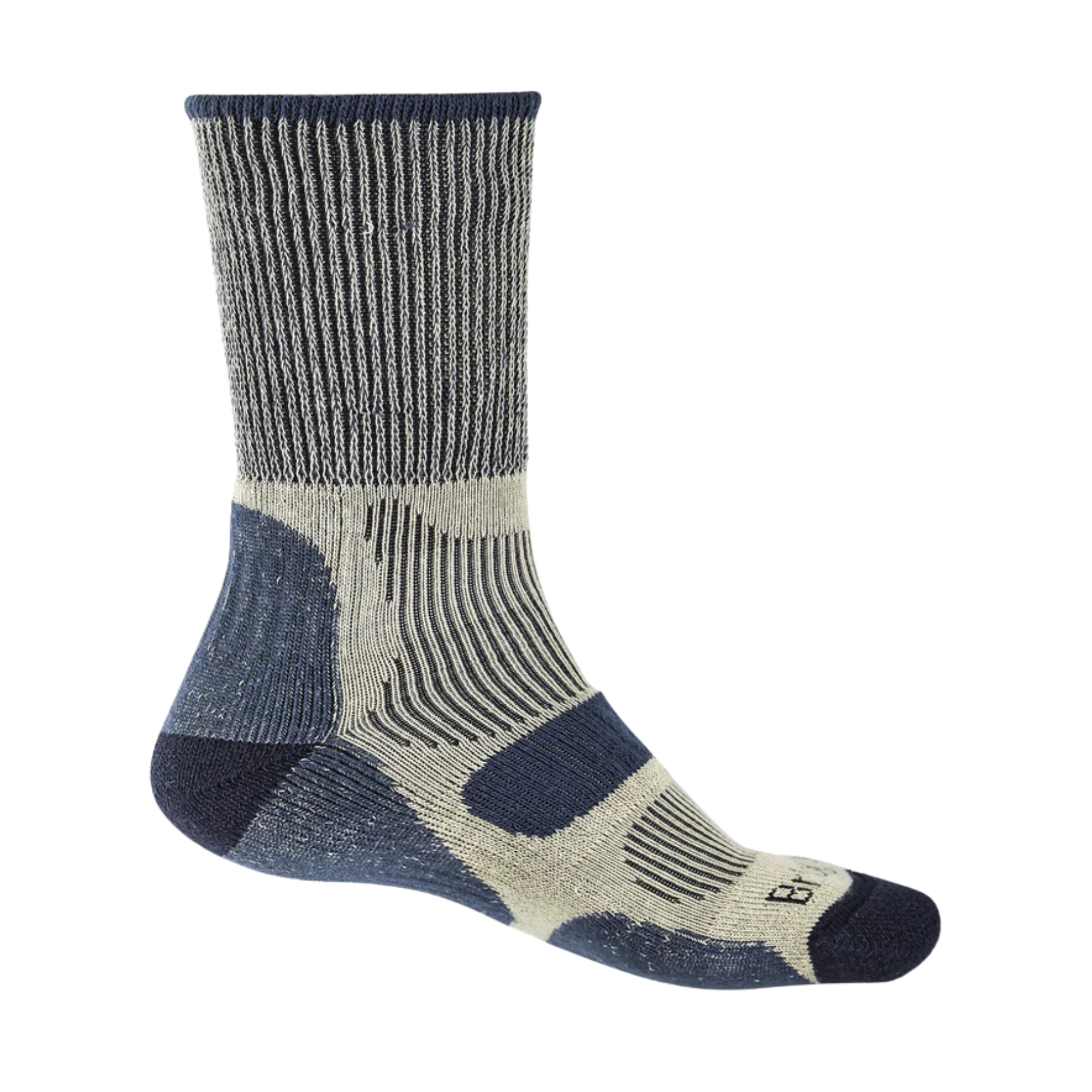 Bridgedale Hike Lightweight Cotton Comfort Boot Length Socks (Indigo)