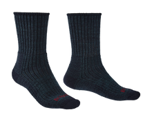Load image into Gallery viewer, Bridgedale Men's Hike Midweight Merino Comfort Boot Length Socks (Navy)