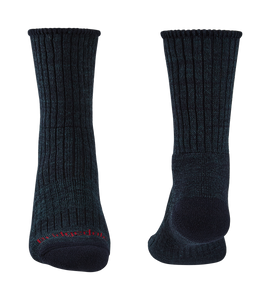 Bridgedale Men's Hike Midweight Merino Comfort Boot Length Socks (Navy)