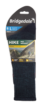Load image into Gallery viewer, Bridgedale Men's Hike Midweight Merino Comfort Boot Length Socks (Navy)