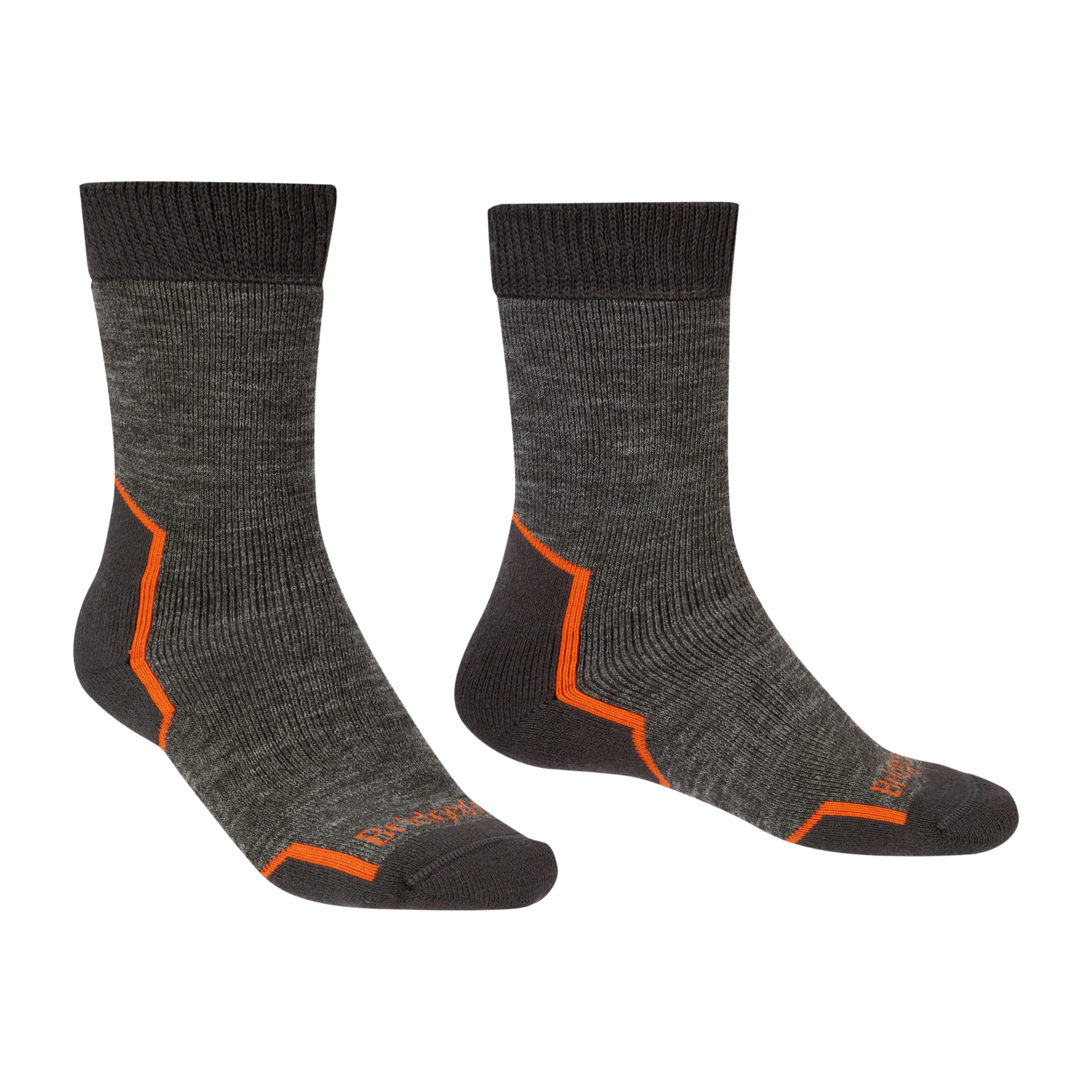Bridgedale Men's Explorer Heavyweight Merino Comfort Boot Length Socks (Anthracite)