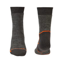 Load image into Gallery viewer, Bridgedale Men's Explorer Heavyweight Merino Comfort Boot Length Socks (Anthracite)