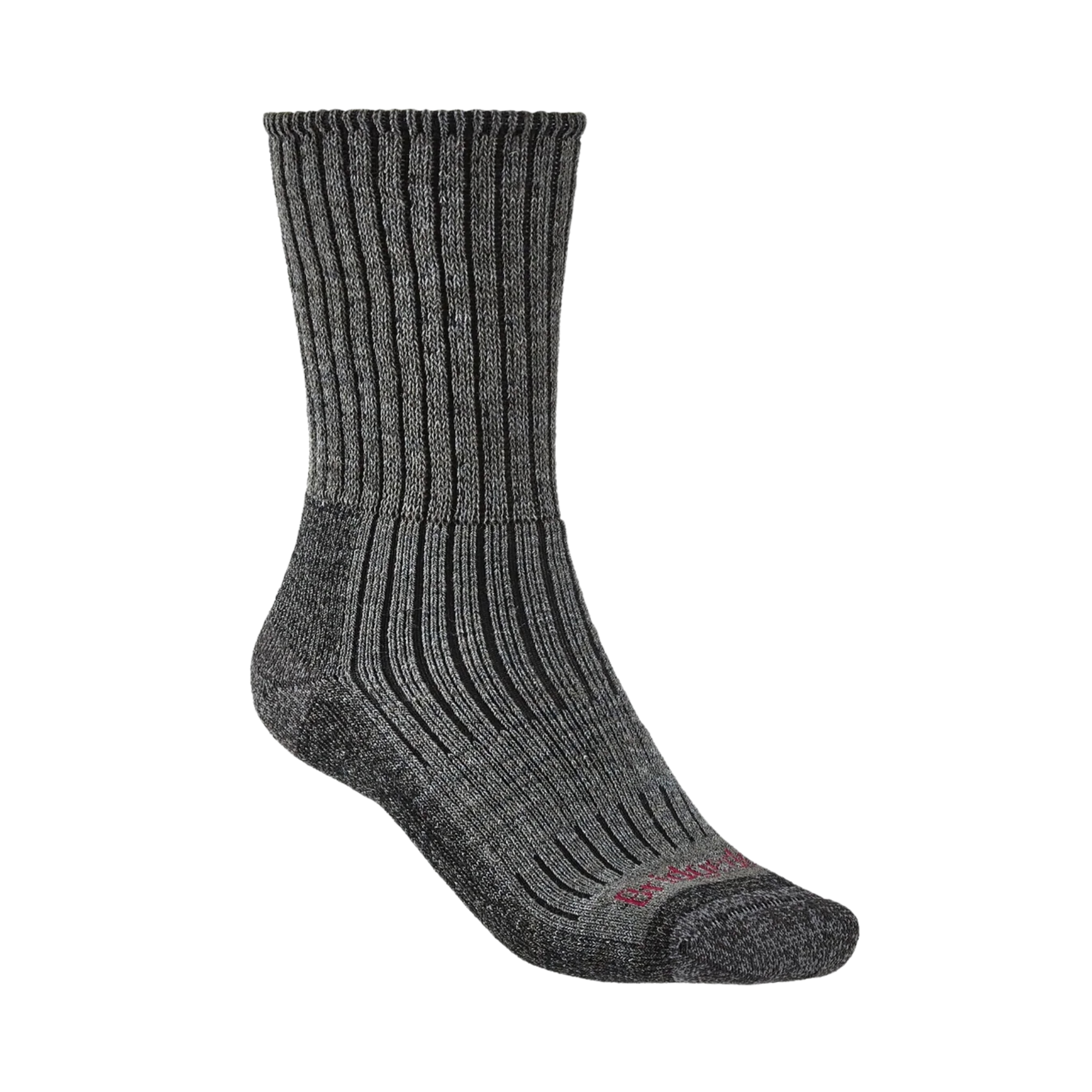 Bridgedale Men's Hike Midweight Merino Comfort Boot Length Socks (Charcoal)