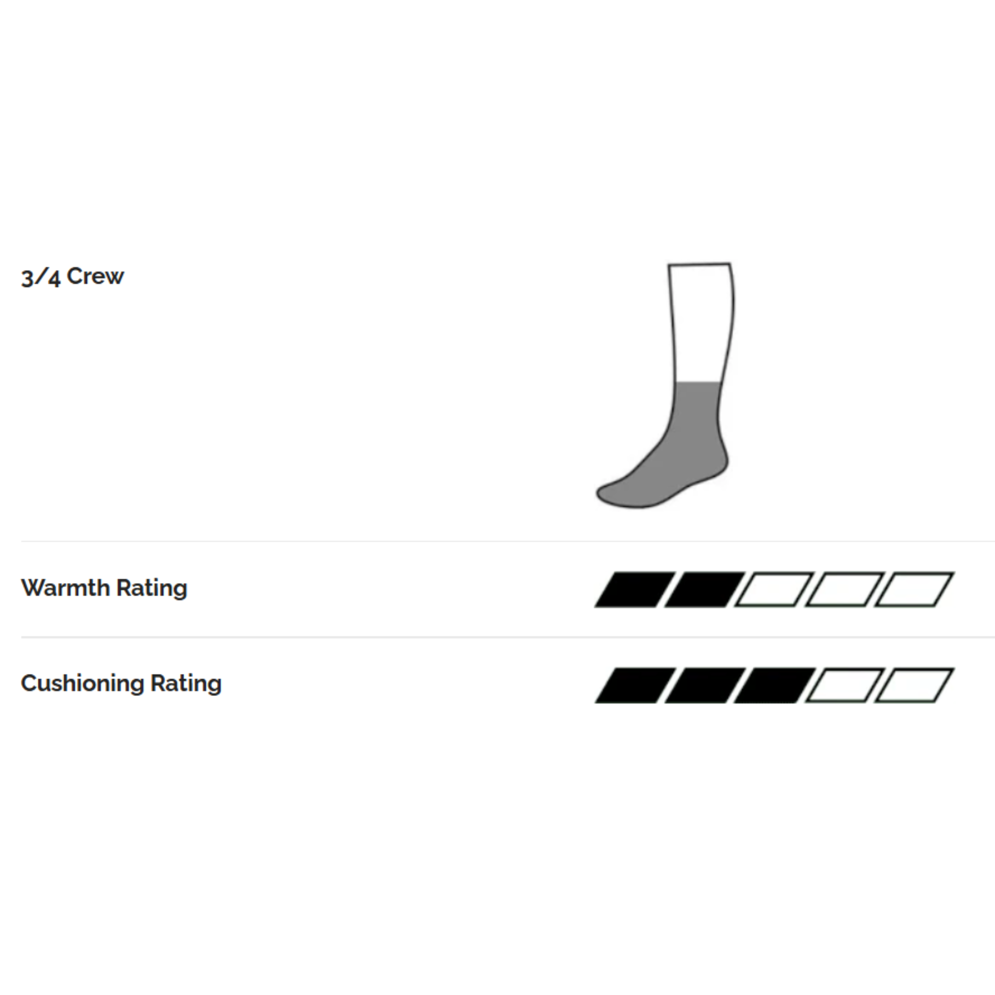 Bridgedale Men's Lightweight Merino Performance 3/4 Crew Length Hike Socks (Silver/Navy)
