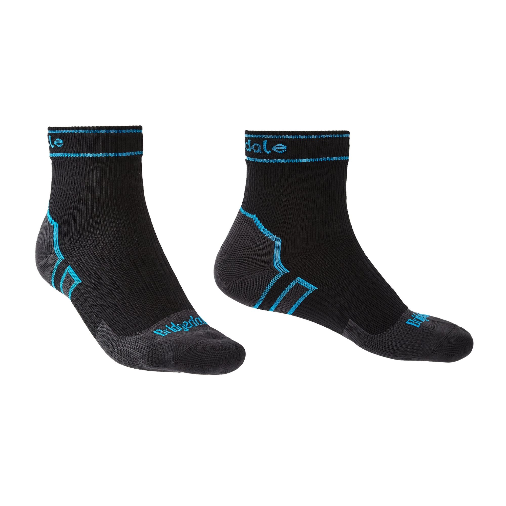 Bridgedale Unisex Waterproof Midweight Merino Blend Ankle Length Storm Socks (Black)