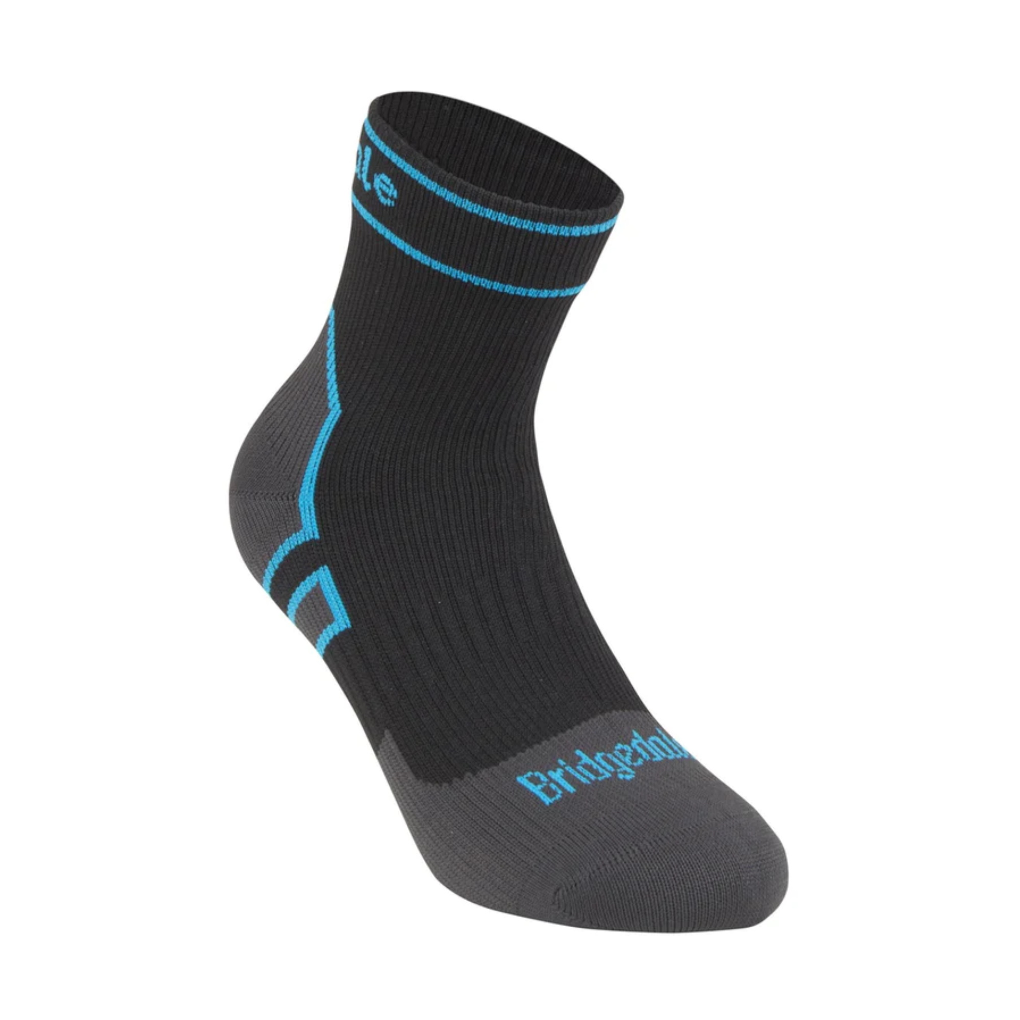 Bridgedale Unisex Waterproof Midweight Merino Blend Ankle Length Storm Socks (Black)
