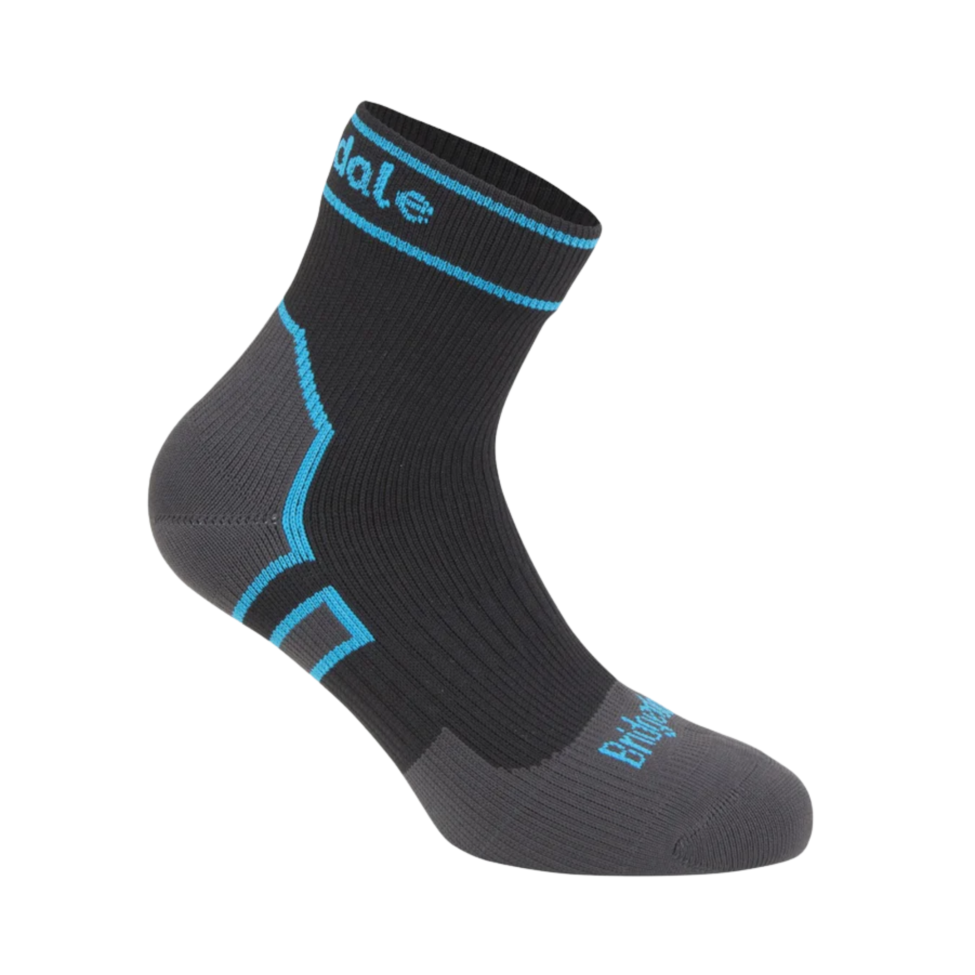 Bridgedale Unisex Waterproof Midweight Merino Blend Ankle Length Storm Socks (Black)