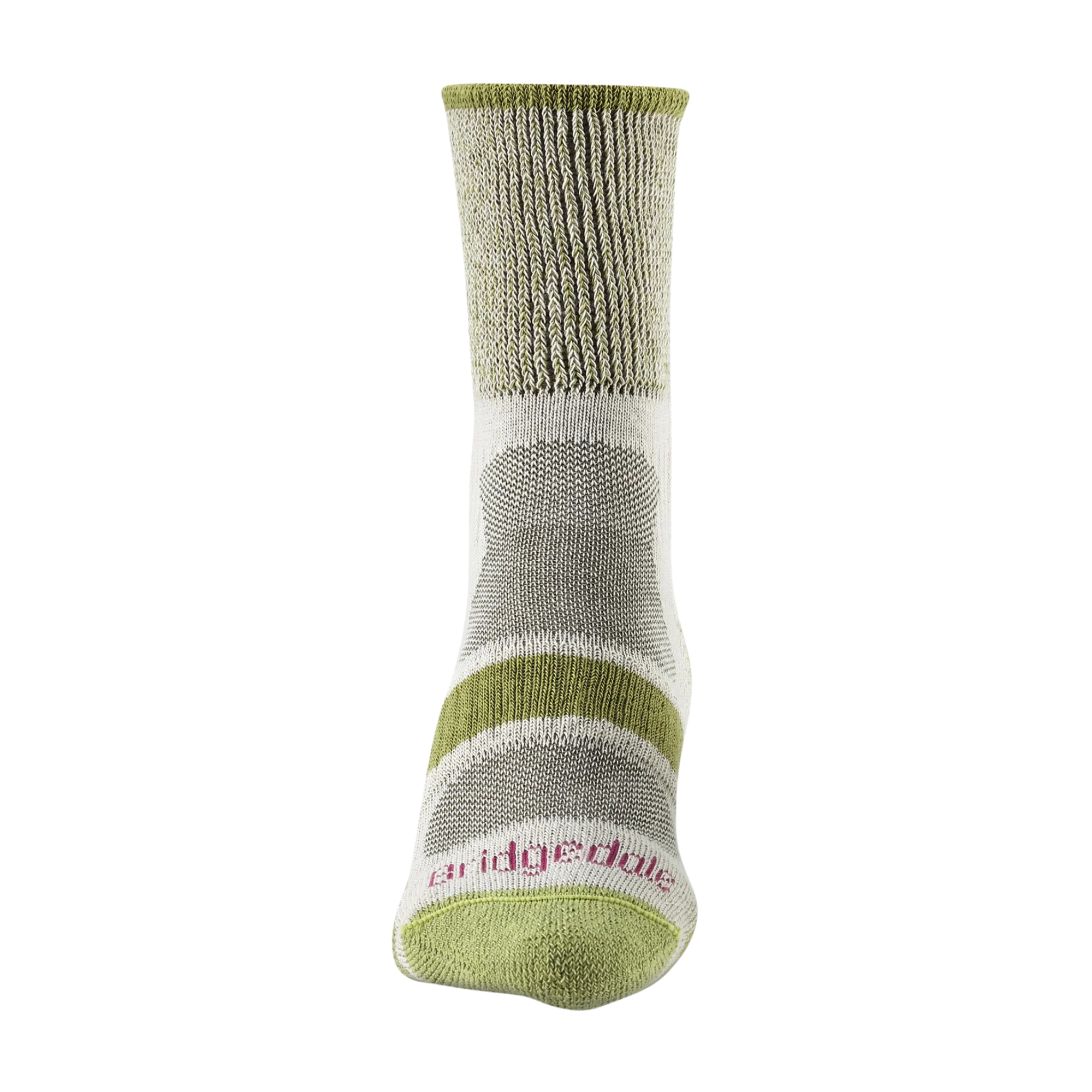 Bridgedale Women's Lightweight Coolmax Comfort Fit Boot Length Hike Socks (Spring Green)