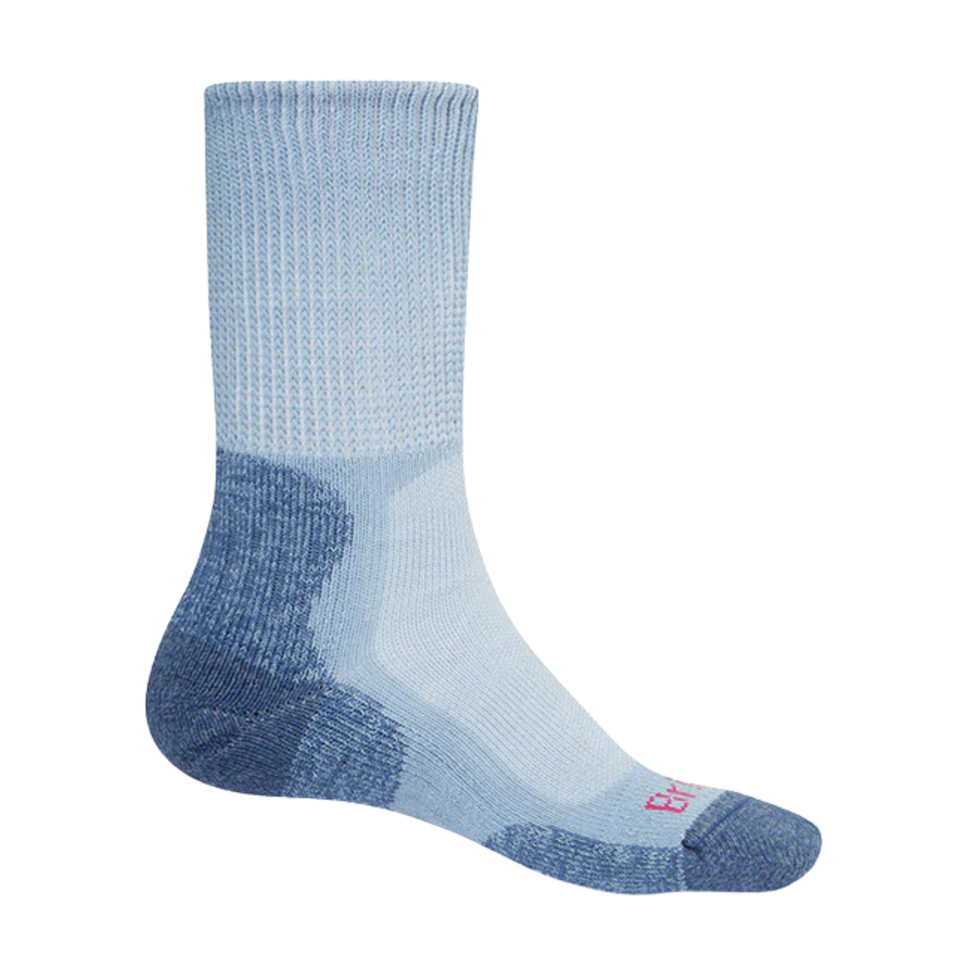 Bridgedale Women's Lightweight Merino Comfort Fit Boot Length Hike Socks (Powder Blue)