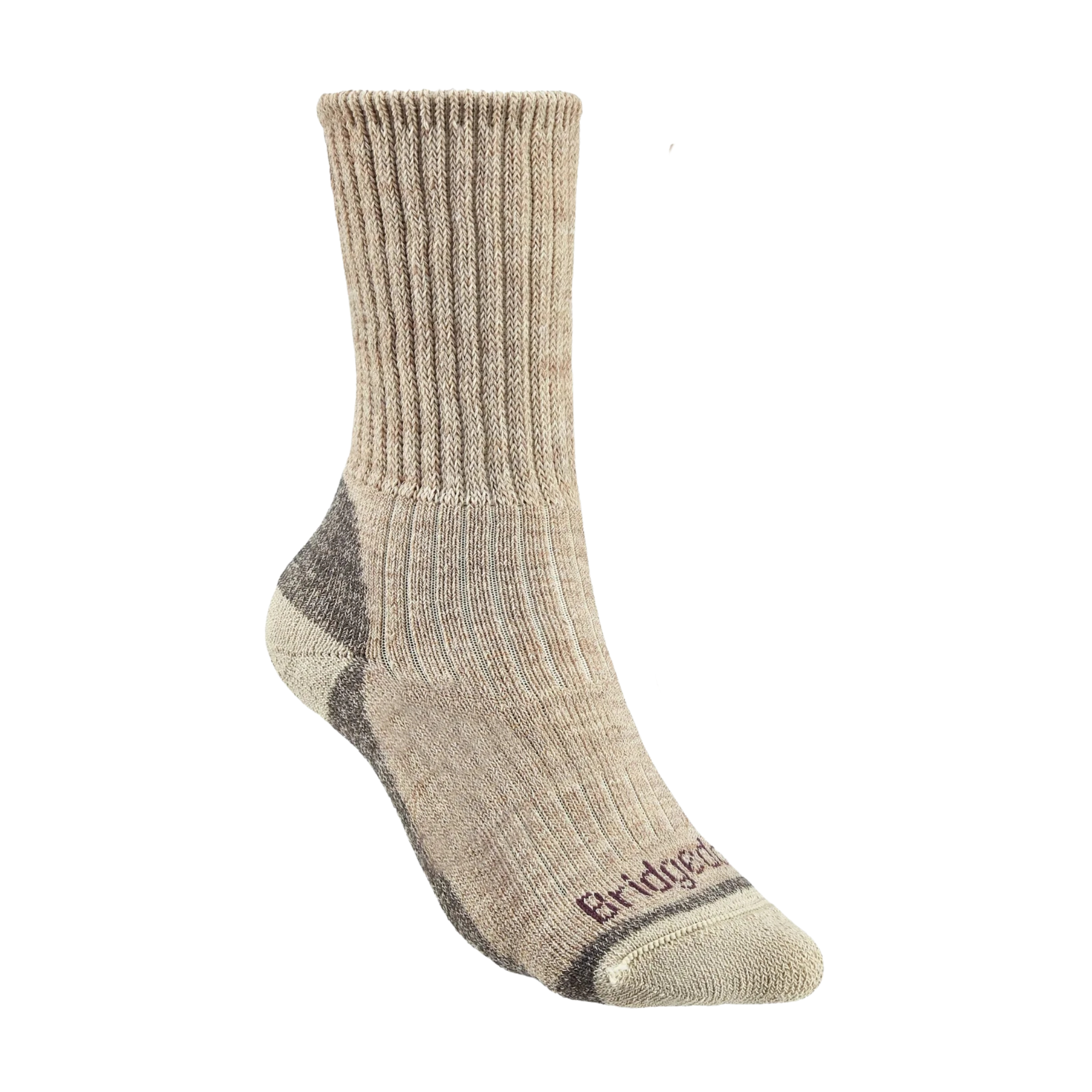 Bridgedale Women's Midweight Merino Comfort Fit Boot Length Hike Socks (Natural)
