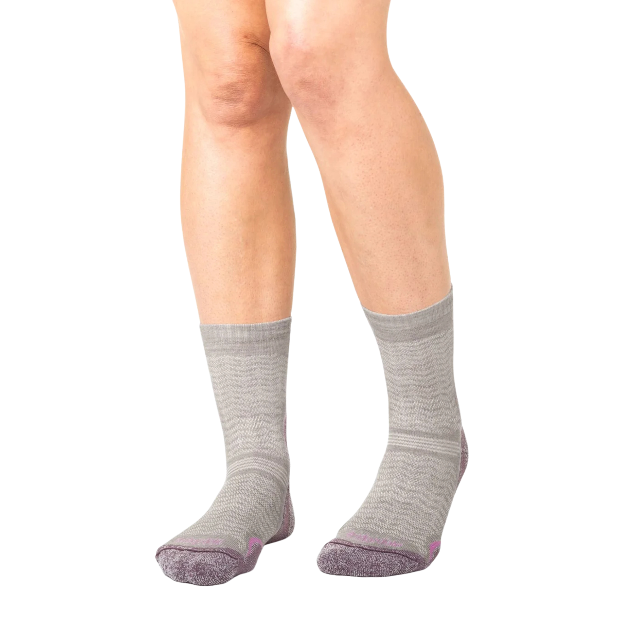 Bridgedale Women's Ultra Light Merino Performance Crew Length Hike Socks (Aubergine)
