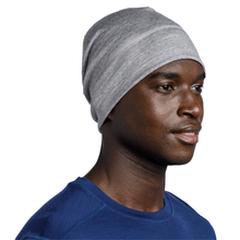 Load image into Gallery viewer, Buff Merino Lightweight Beanie Hat (Solid Light Grey)