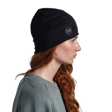 Load image into Gallery viewer, Buff Merino Lightweight Beanie Hat (Solid Black)