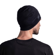 Load image into Gallery viewer, Buff Merino Lightweight Beanie Hat (Solid Black)
