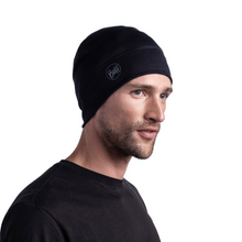 Load image into Gallery viewer, Buff Merino Lightweight Beanie Hat (Solid Black)