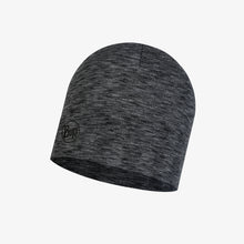 Load image into Gallery viewer, Buff Merino Midweight Beanie (Graphite Multi Stripes)
