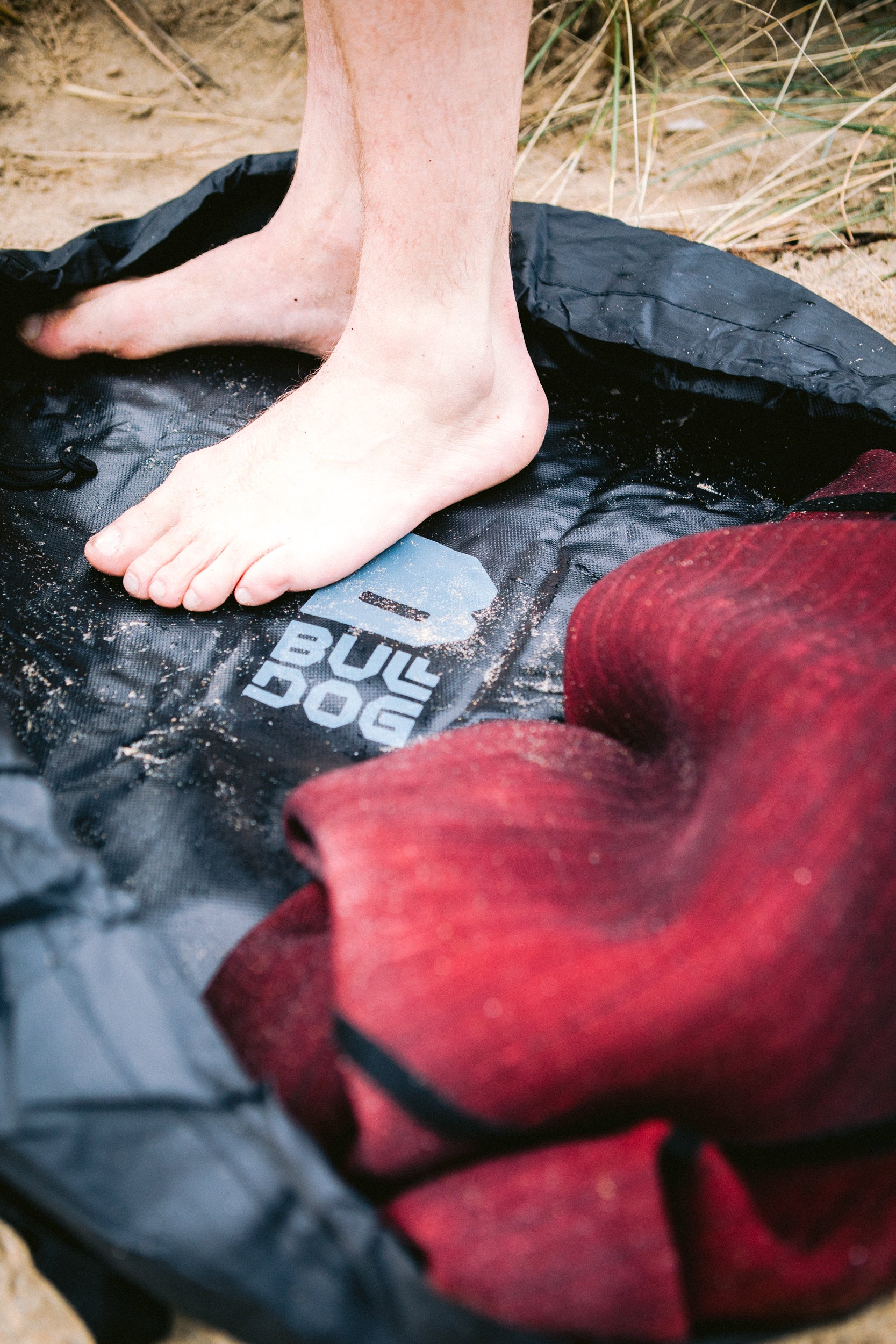 Bulldog Swim/Watersports Changing Mat/Bag (Black)