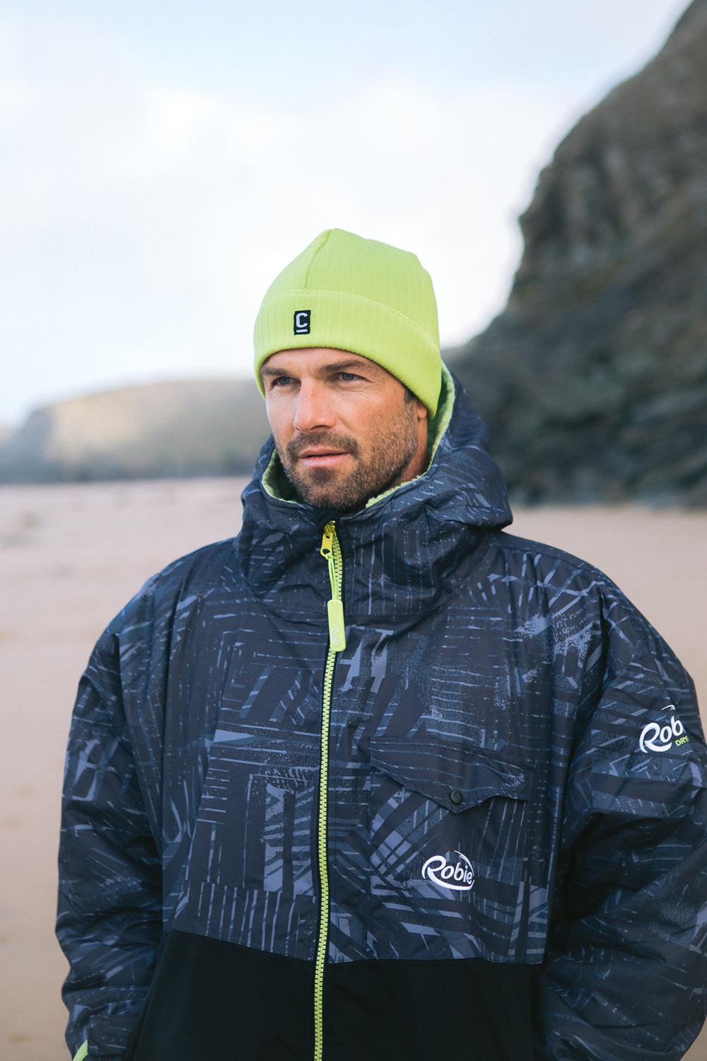 C-Skins Unisex Storm Chaser Thermal Neoprene Swim/Watersports Beanie (Lime)(2mm)