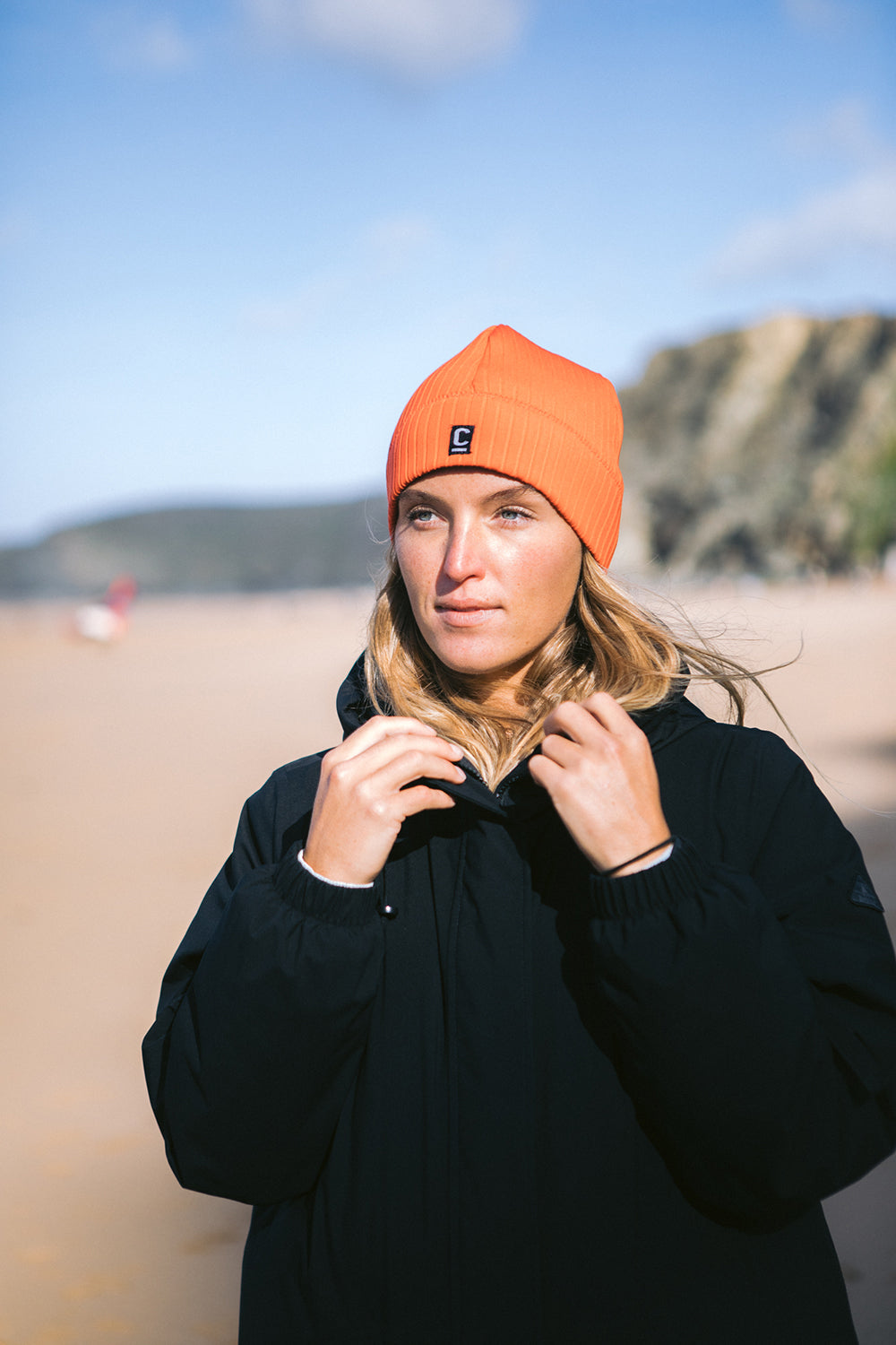 C-Skins Unisex Storm Chaser Thermal Neoprene Swim/Watersports Beanie (Warm Red)(2mm)