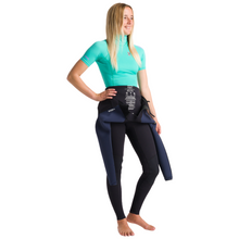 Load image into Gallery viewer, C-Skins Women's NuWave Rash X UPF50+ Short Sleeve Rash Vest (Aqua/Lilac)