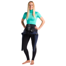 Load image into Gallery viewer, C-Skins Women's NuWave Rash X UPF50+ Short Sleeve Rash Vest (Aqua/Lilac)