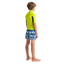Load image into Gallery viewer, C-Skins Junior Unisex NuWave Rash X UPF50+ Short Sleeve Rash Vest (Lime/Anthracite/Multi)