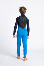 Load image into Gallery viewer, C-Skins Junior Legend 4/3 Steamer Wetsuit (Cyan/Slate/Multi)
