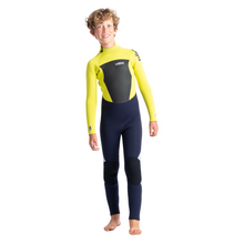Load image into Gallery viewer, C-Skins Junior Unisex Legend 5/4/3mm GBS Steamer Wetsuit (Slate/Green/Silver)
