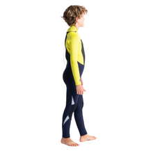 Load image into Gallery viewer, C-Skins Junior Unisex Legend 5/4/3mm GBS Steamer Wetsuit (Slate/Green/Silver)