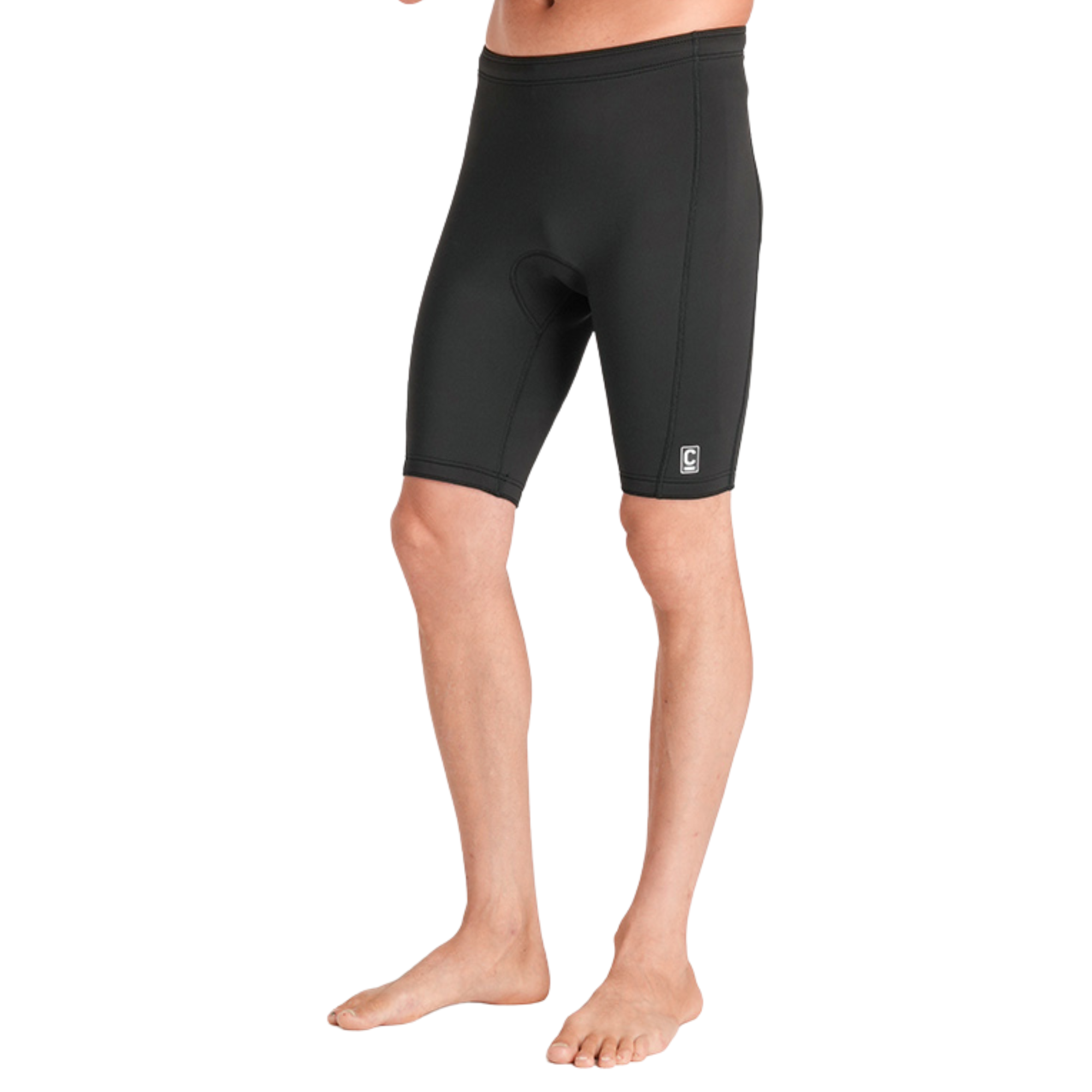 C-Skins Men's NuWave Legend 2/2mm UPF50 Neoprene Shorts (Black)