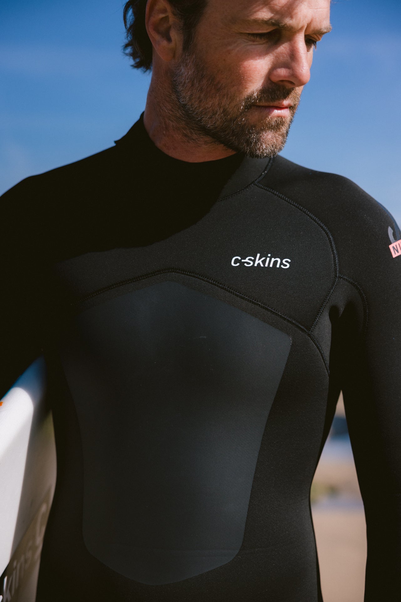 C-Skins Men's NuWave Legend 5/4/3mm Back Zip GBS Steamer (Black/Neon Flare)