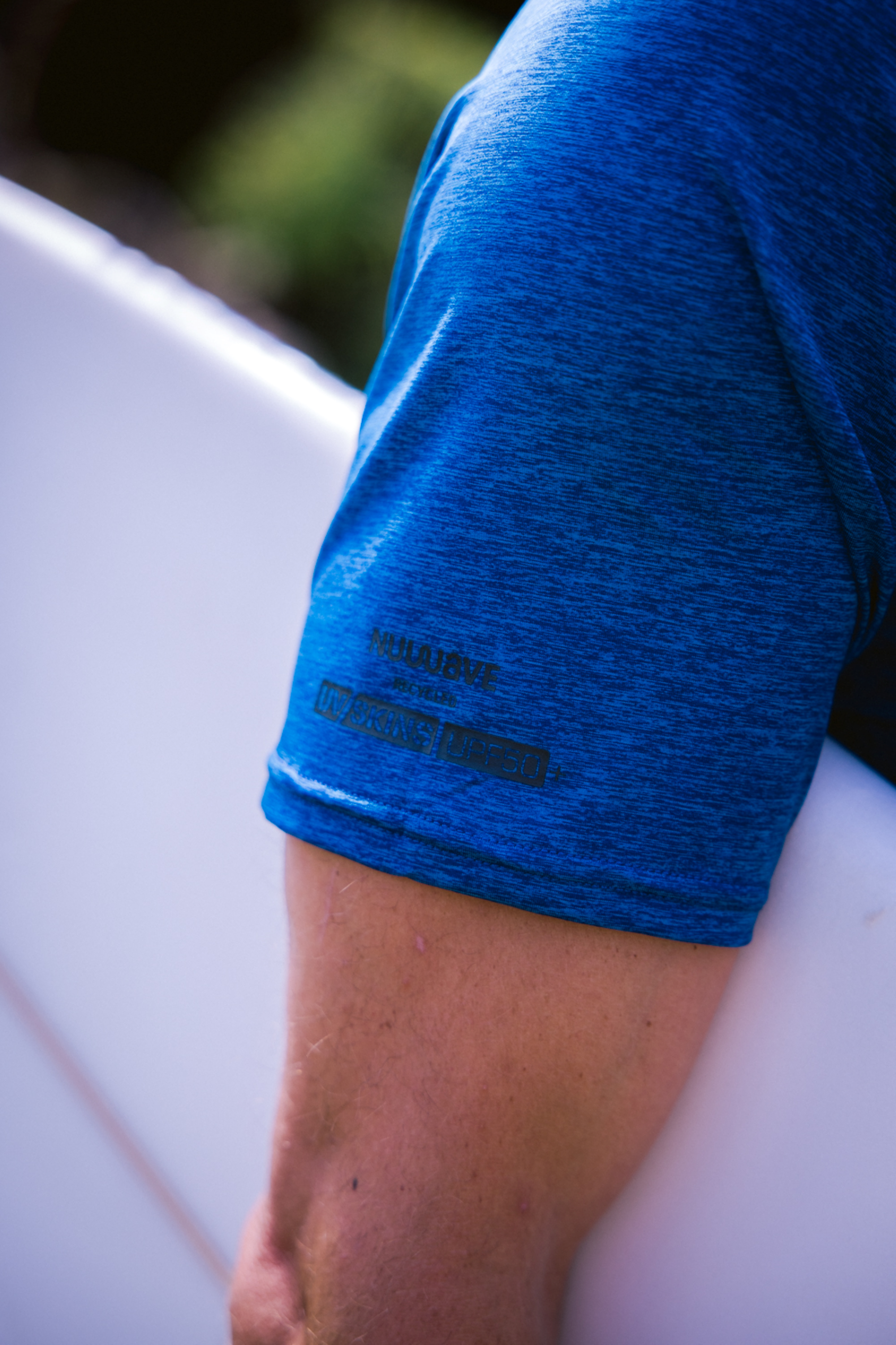 C-Skins Men's NuWave UV UPF50 Short Sleeve Surf Tee (Deep Blue)
